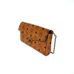 MCM Millie Visetos Chain Shoulder Bag